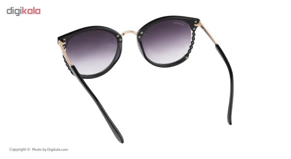 عینک آفتابی زنانه مدل L80065BLK - تصویر 5
