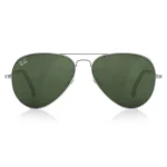 عینک آفتابی خلبانی مدل Aviator Large Metal Grey سایز 55 میلی متر