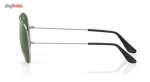 عینک آفتابی خلبانی مدل Aviator Large Metal Grey سایز 55 میلی متر - تصویر 6
