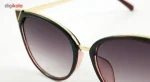 عینک آفتابی زنانه مدل Golden Red Shifted Edge - تصویر 6