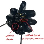 چتر مدل چراغ دارvg8 - تصویر 5