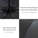 چتر مدل ویندپروف ده فنر - تصویر 7
