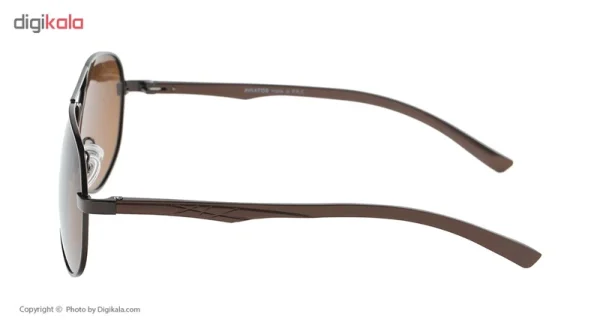 عینک آفتابی آویاتور مدل P1009 C2 - تصویر 6