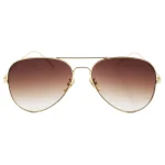 عینک آفتابی خلبانی Wilibolo Aviators Clean Gold