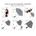 چتر مدل ویندپروف کد 877 - تصویر 11