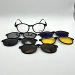 فریم عینک طبی کد tr2341 به همراه کاور آفتابی مجموعه شش عددی - تصویر 2