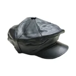 کلاه برت مردانه مدل DERi LEATHER - تصویر 7